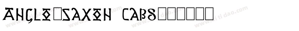 Anglo-Saxon Caps字体转换